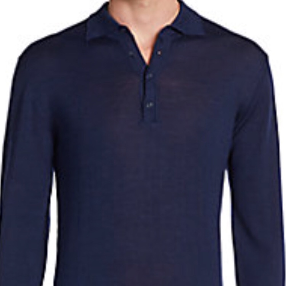 Saks Fifth Avenue  cashmere silk sweater shirt